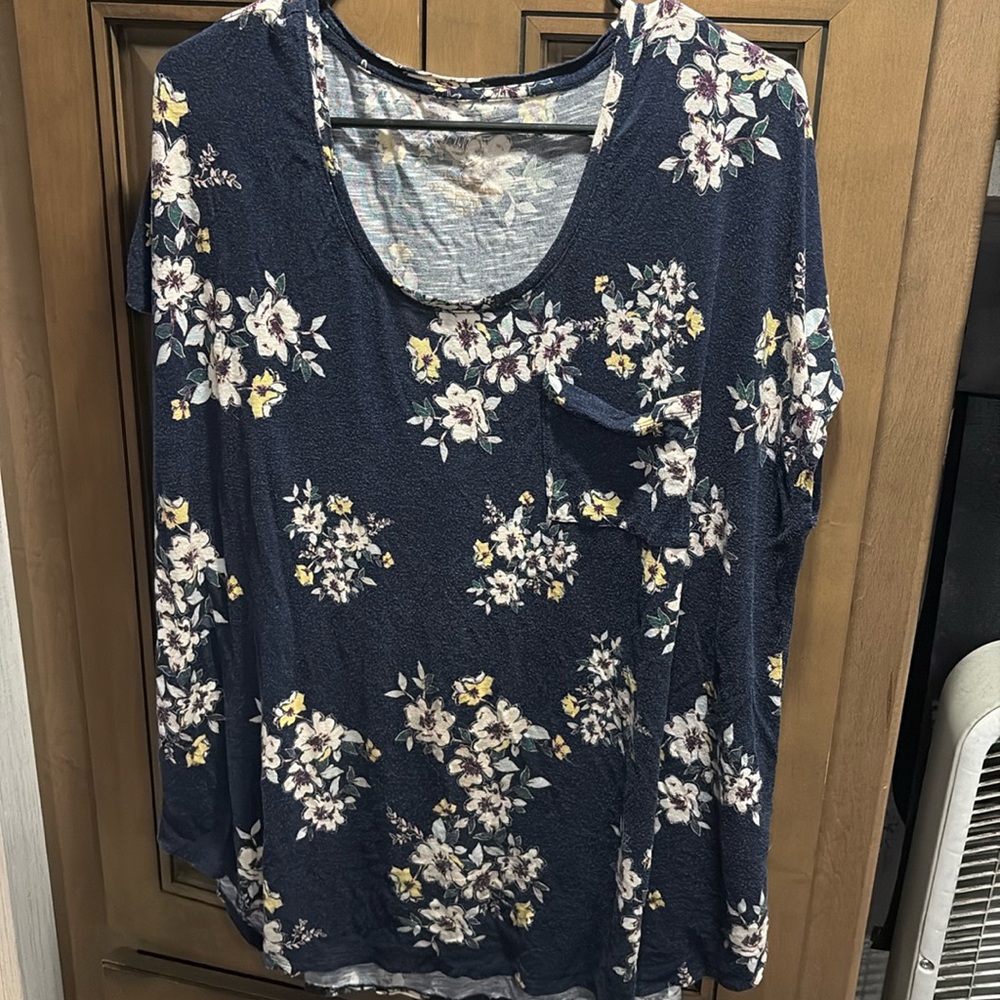 Blue floral